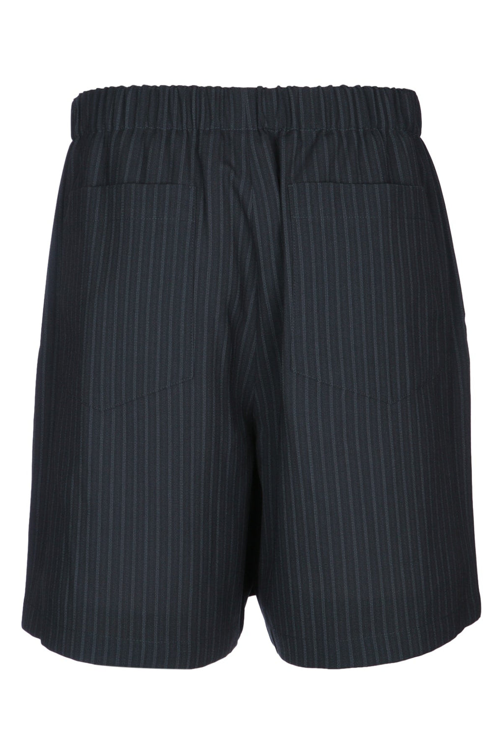 Dior Men's Wool Pinstripe Shorts in Black - view 2
