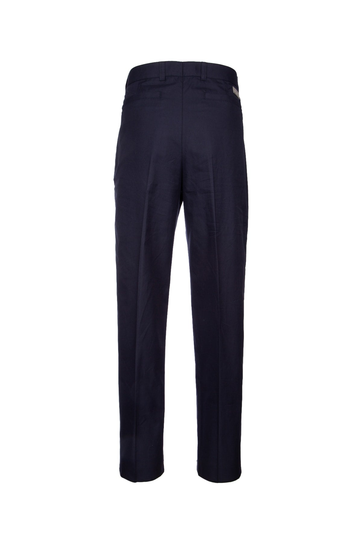 Dior Men's Cotton Silk Trousers in Dark Blue - view 2