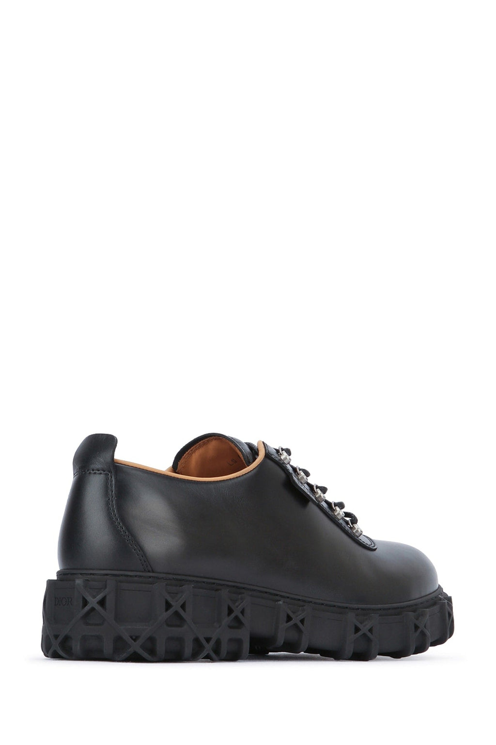 Dior Men's Calfskin Lug Sole Derby Shoes in Black - view 3