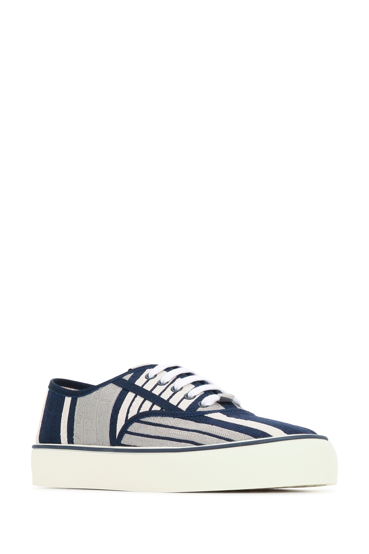 Dior Men's Leather Saltwind Sneakers in White - view 2