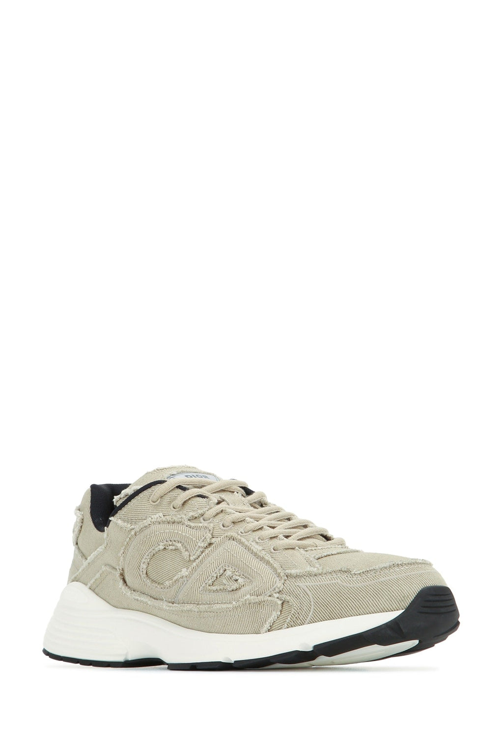 Dior Men's Cotton Canvas Sneakers in Beige - view 2
