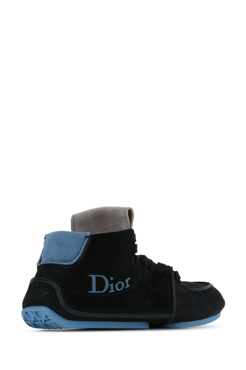 Dior Men's Roadie Suede Boots in Black - view 3