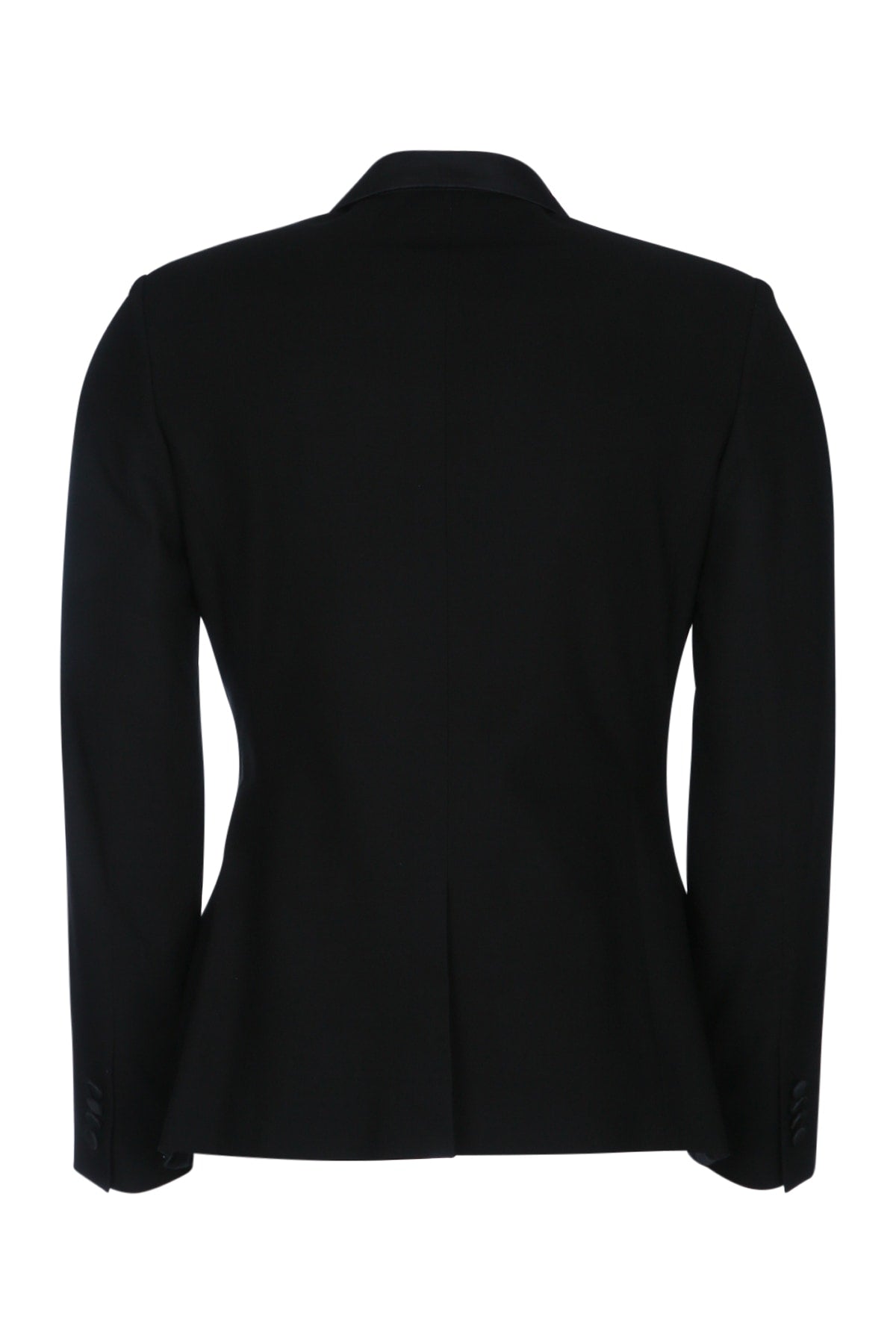Dior Men's Virgin Wool Tuxedo Jacket in Black - view 2