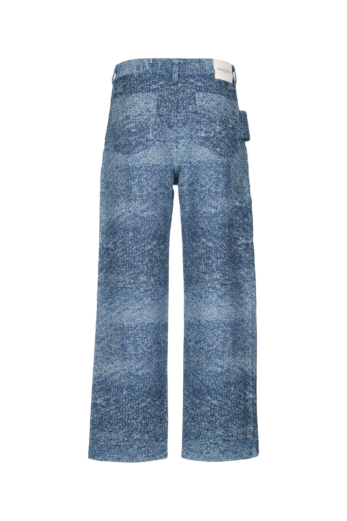 Dior Men's Denim Gradient Jeans in Light Blue - view 2