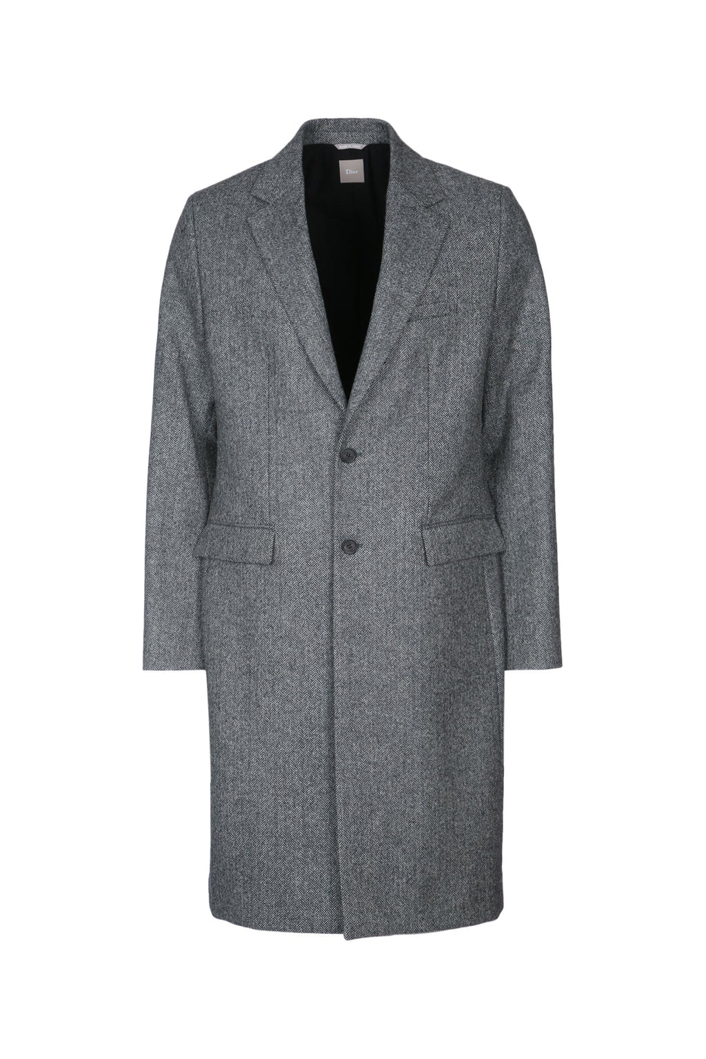 Dior Men's Virgin Wool Coat in Grey - view 1