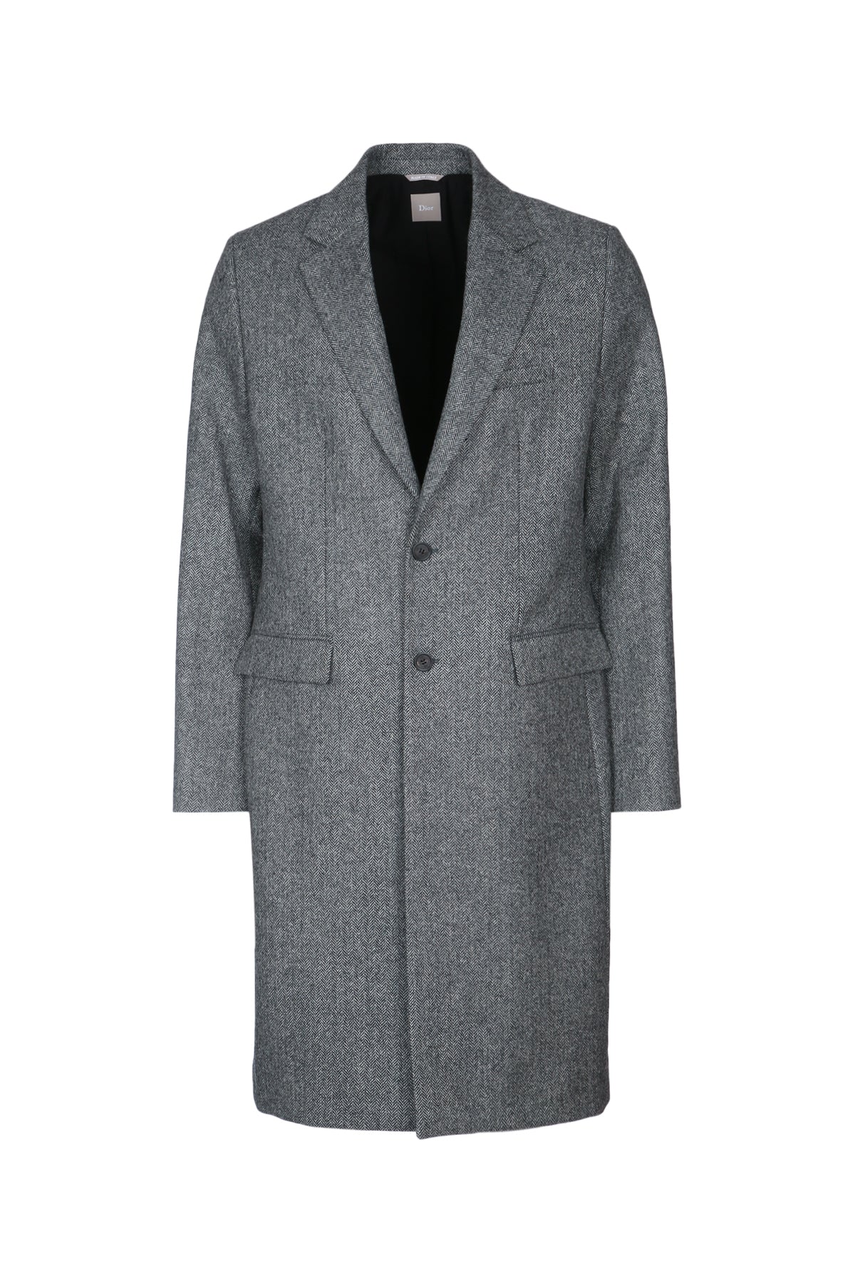 Dior Men's Virgin Wool Coat in Grey - view 1