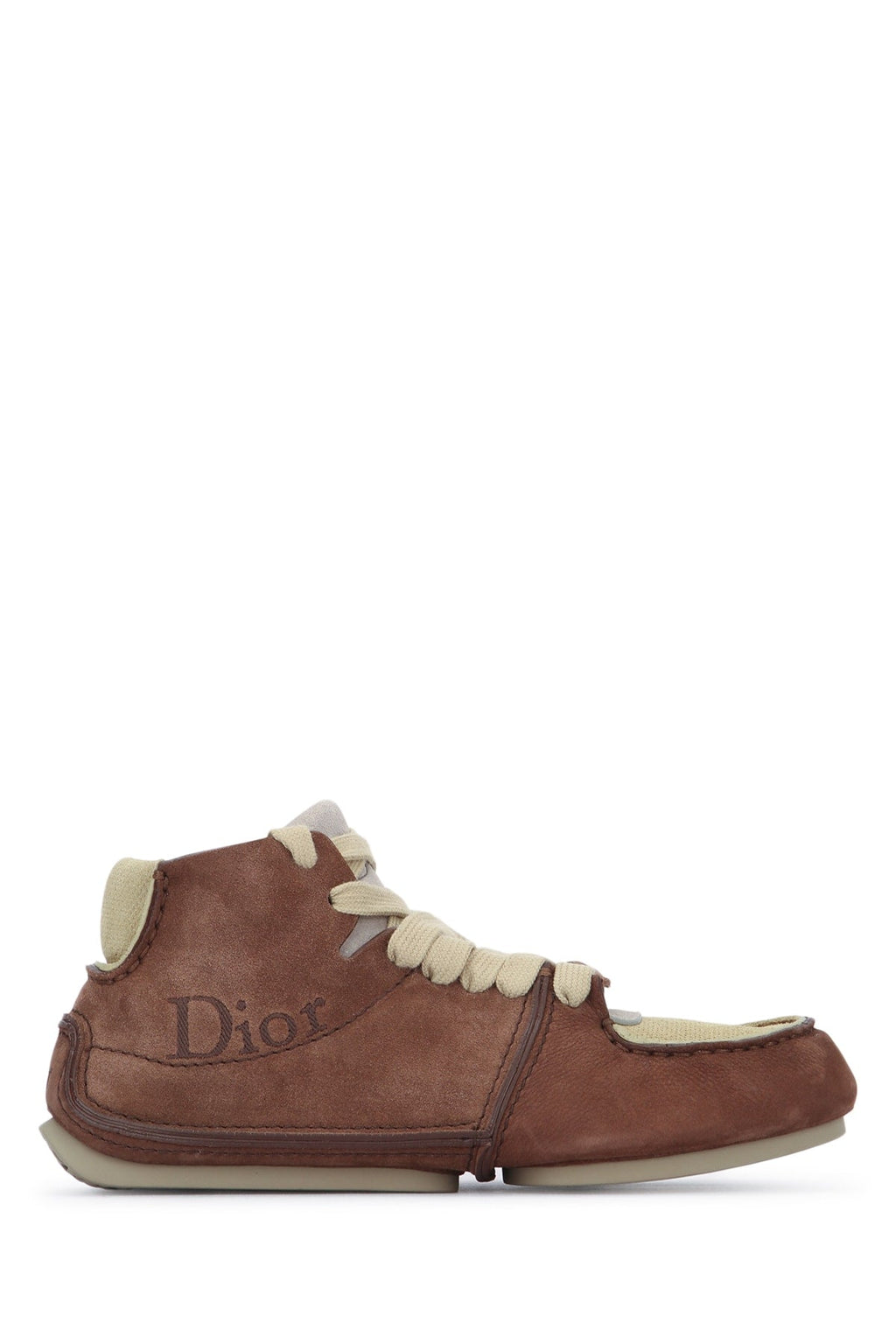 Dior Men's Suede Rodie Sneakers in Brown - view 1