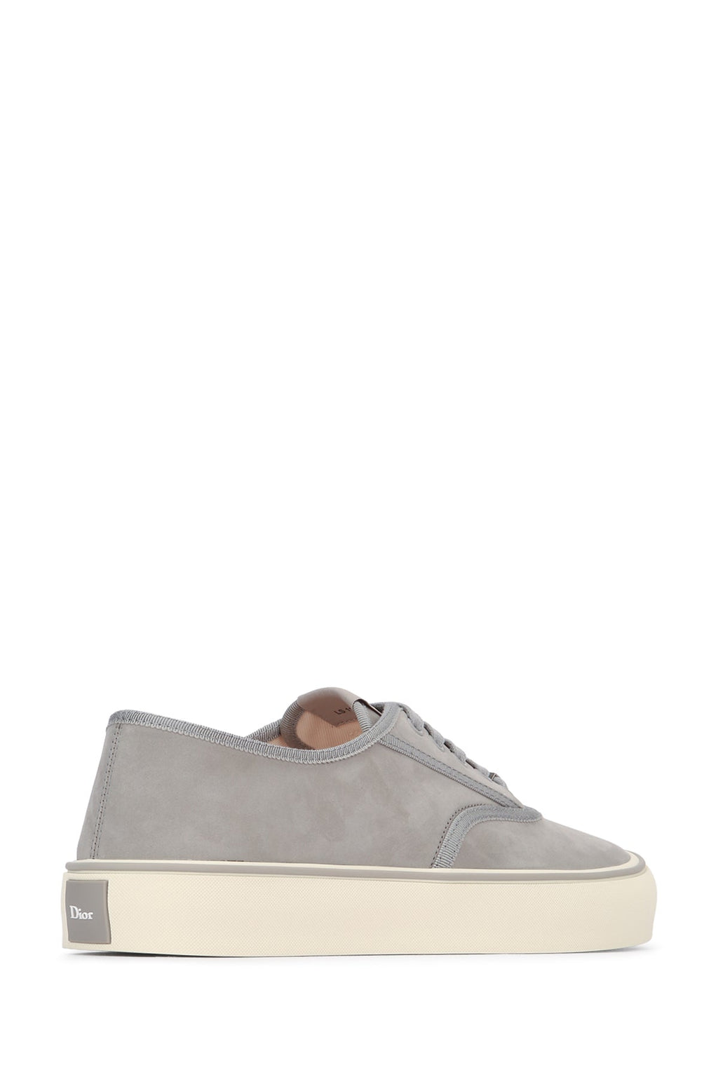 Dior Men's Suede Saltwind Sneakers in Grey - view 3