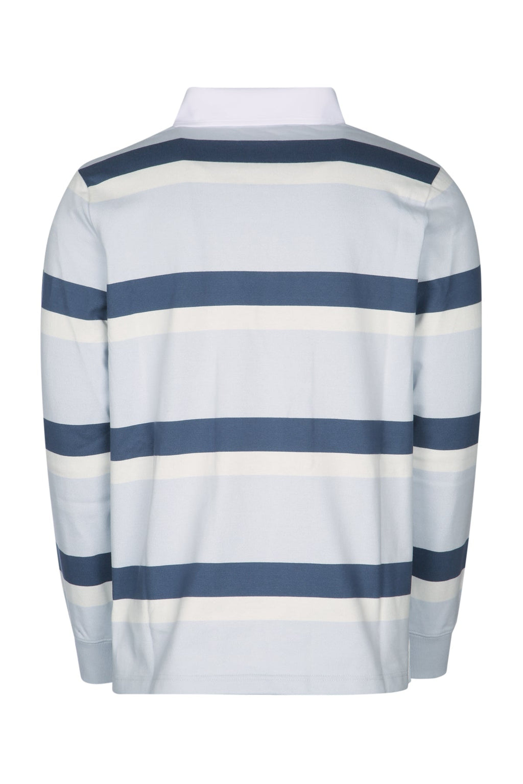 Dior Men's Cotton Striped Rugby Polo in Blue - view 2