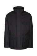Dior Men's Silk Cotton Safari Jacket in Black - view 1