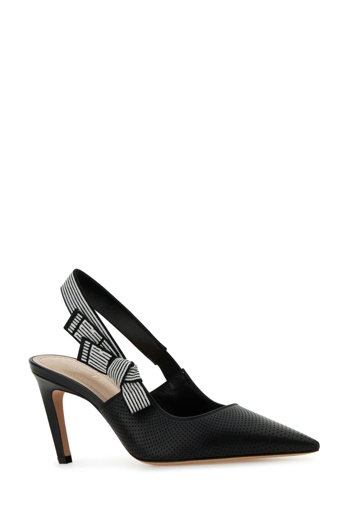 Dior Women's Goat Leather Mary Jane Pumps in Black - view 2