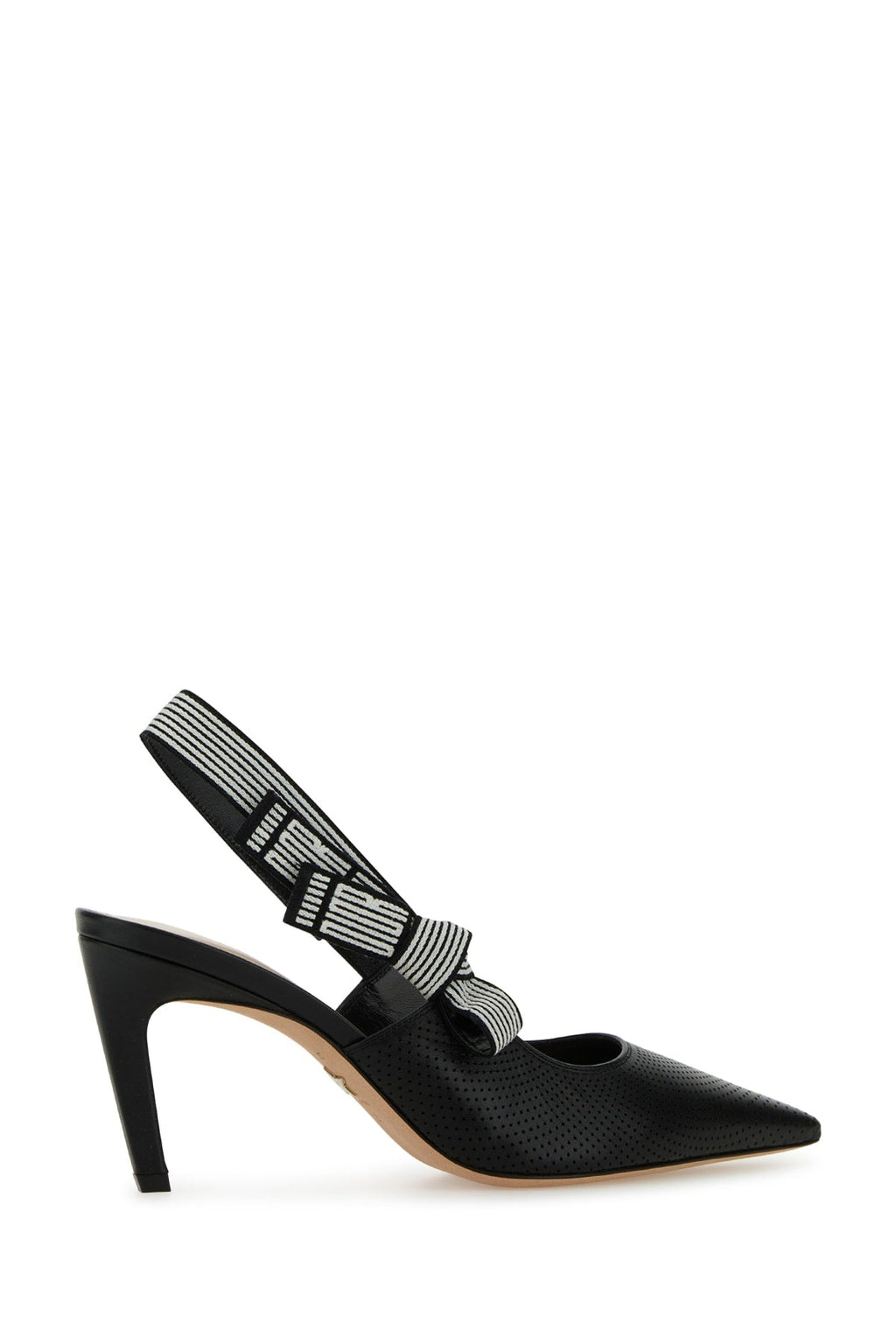 Dior Women's Goat Leather Mary Jane Pumps in Black - view 3