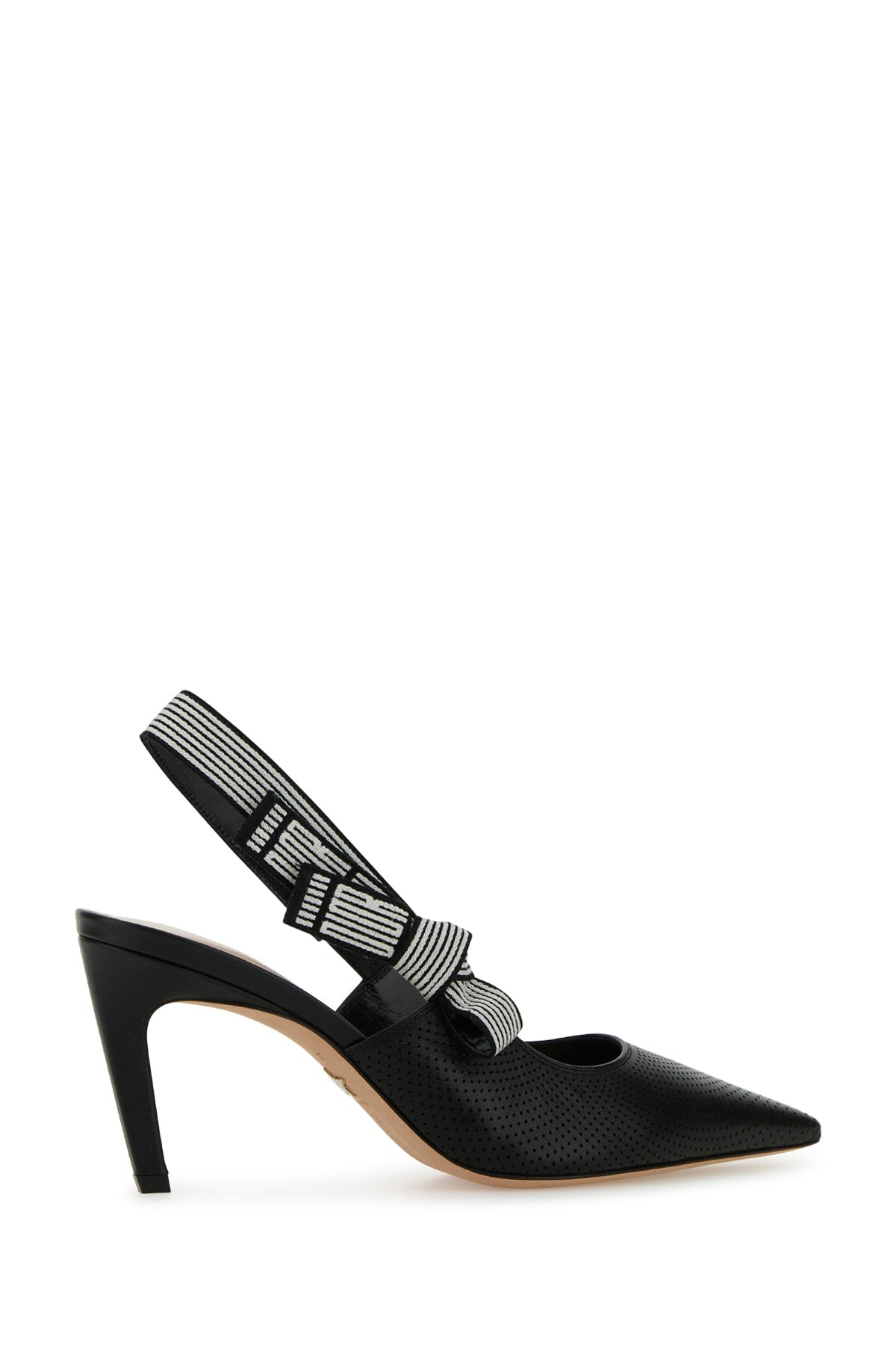 Dior Women's Goat Leather Mary Jane Pumps in Black - view 3