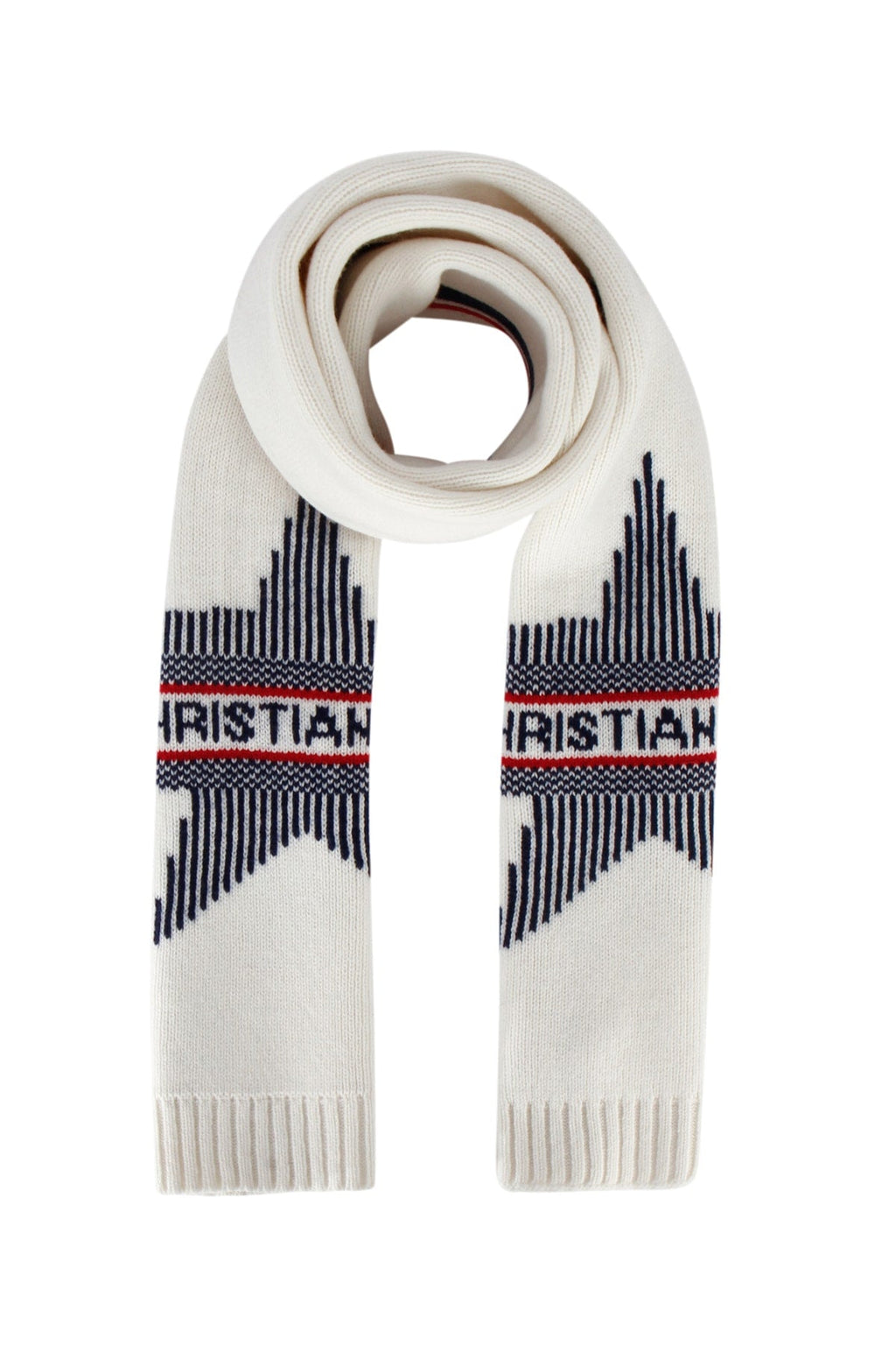 Dior Women's Wool Cashmere Scarf in White - view 1
