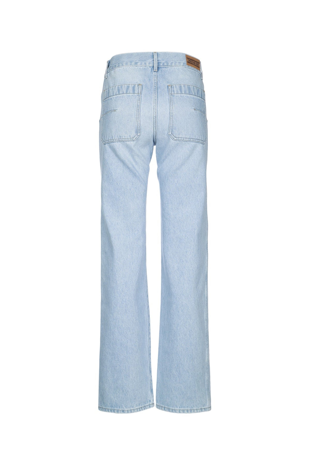 Dior Women's Cotton Straight Jeans in Light Blue - view 2