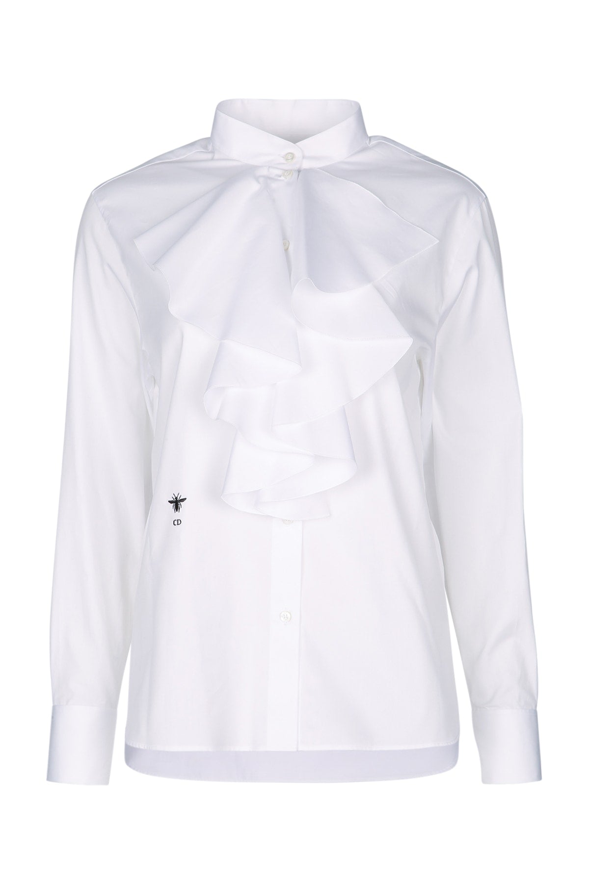 Dior Women's Cotton Poplin Shirt in White - view 1