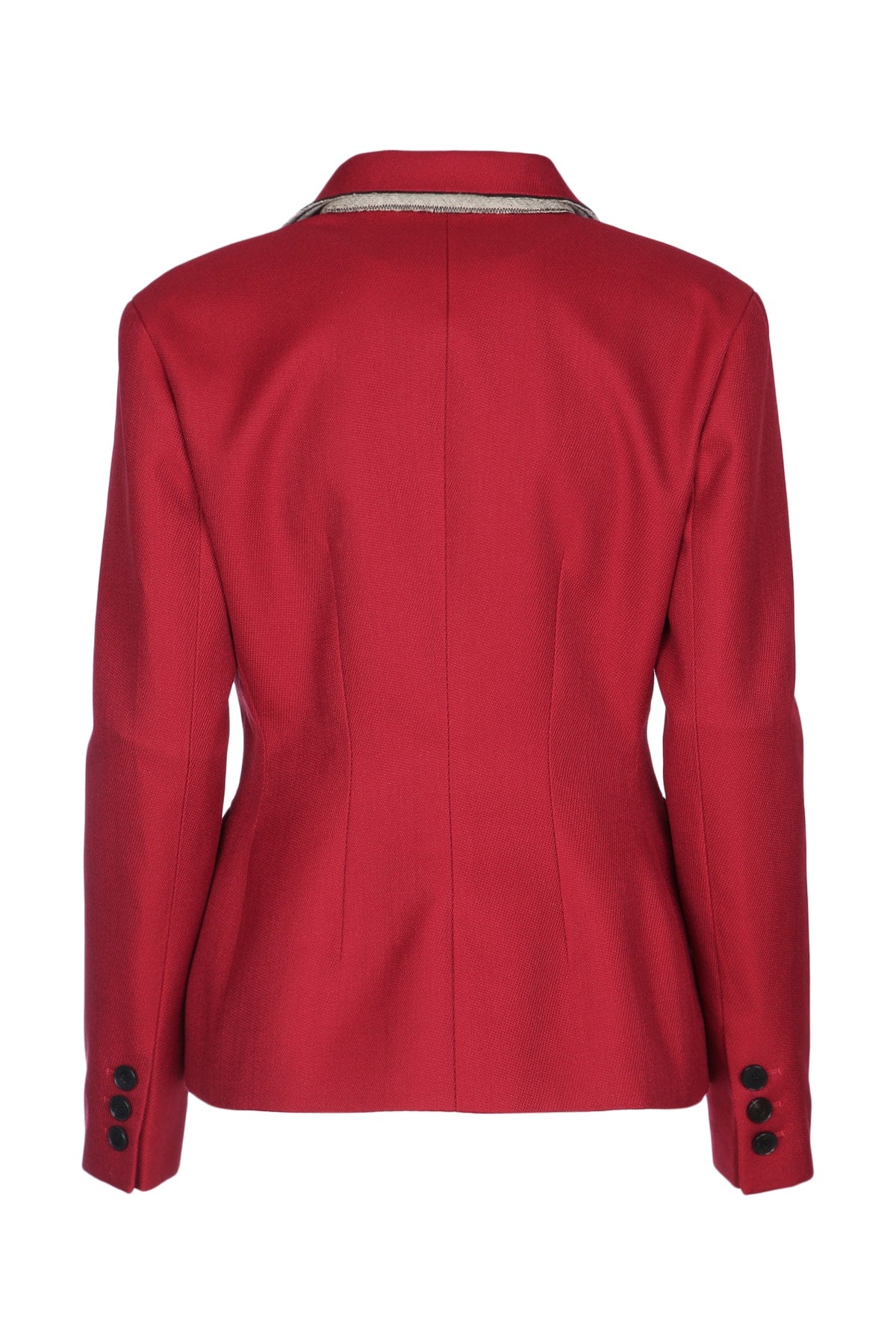 Dior Women's Tweed Single-Button Jacket in Red - view 2