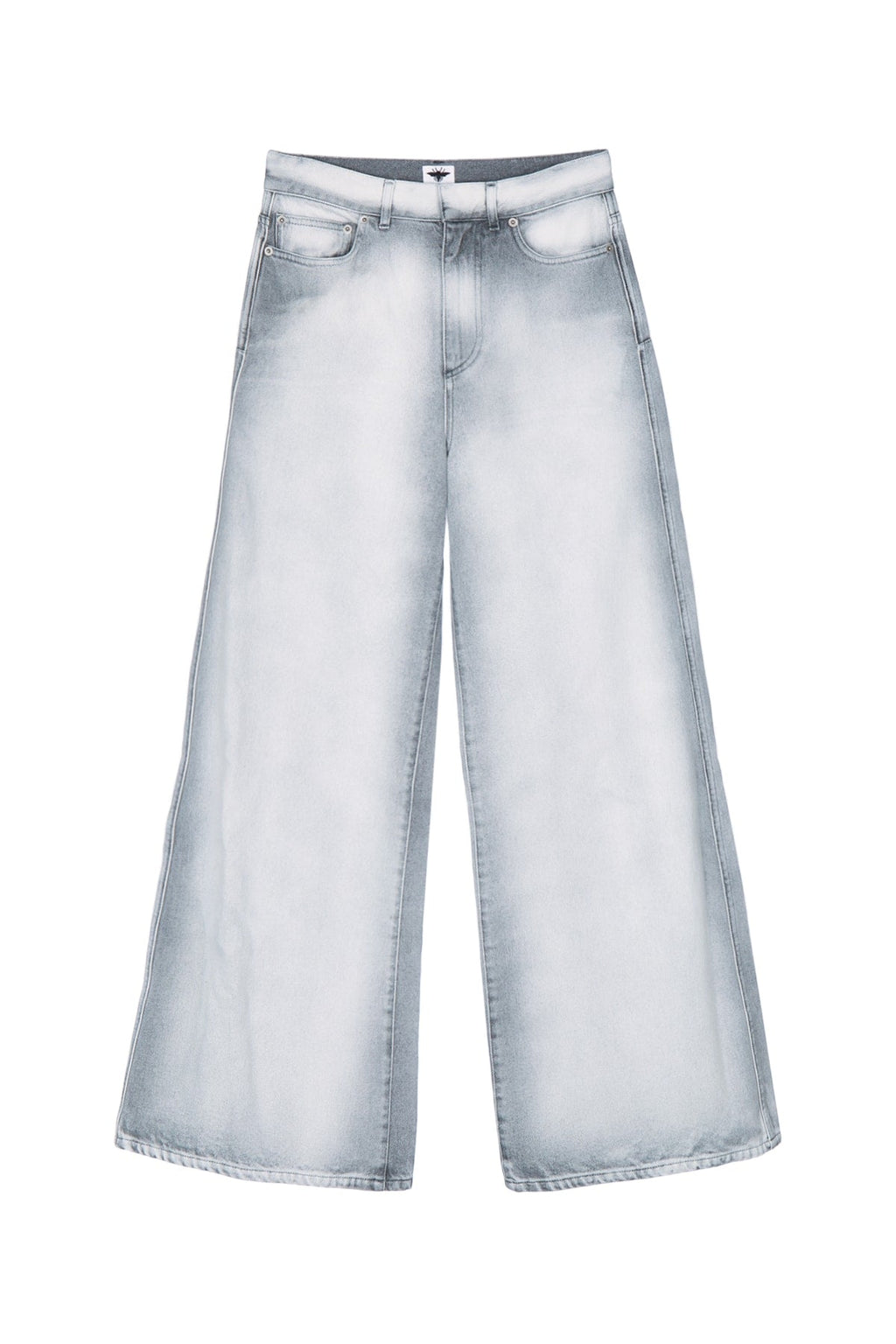 Dior Women's Cotton Denim Trousers in Grey - view 1