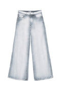 Dior Women's Cotton Denim Trousers in Grey - view 1