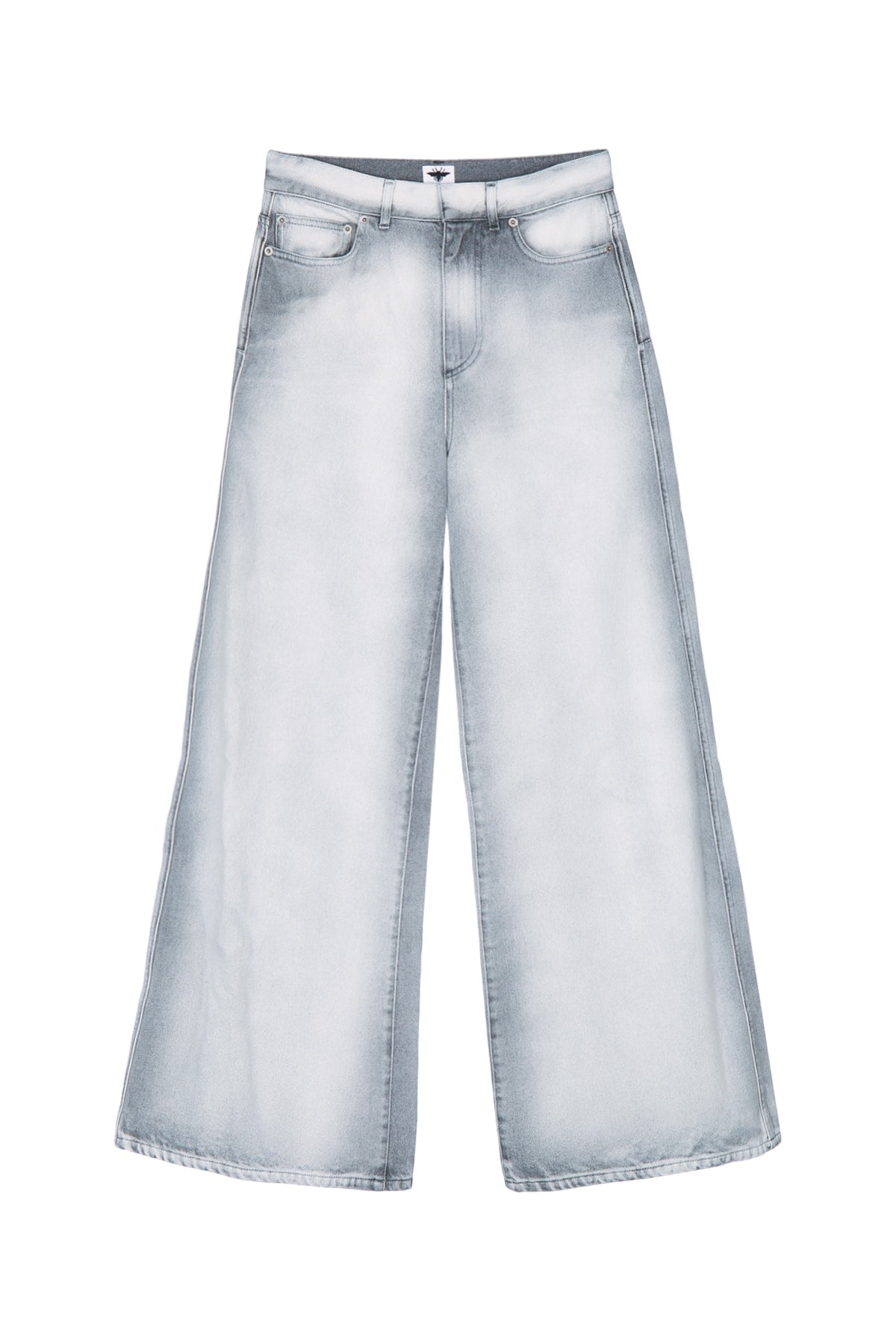 Dior Women's Cotton Denim Trousers in Grey - view 1