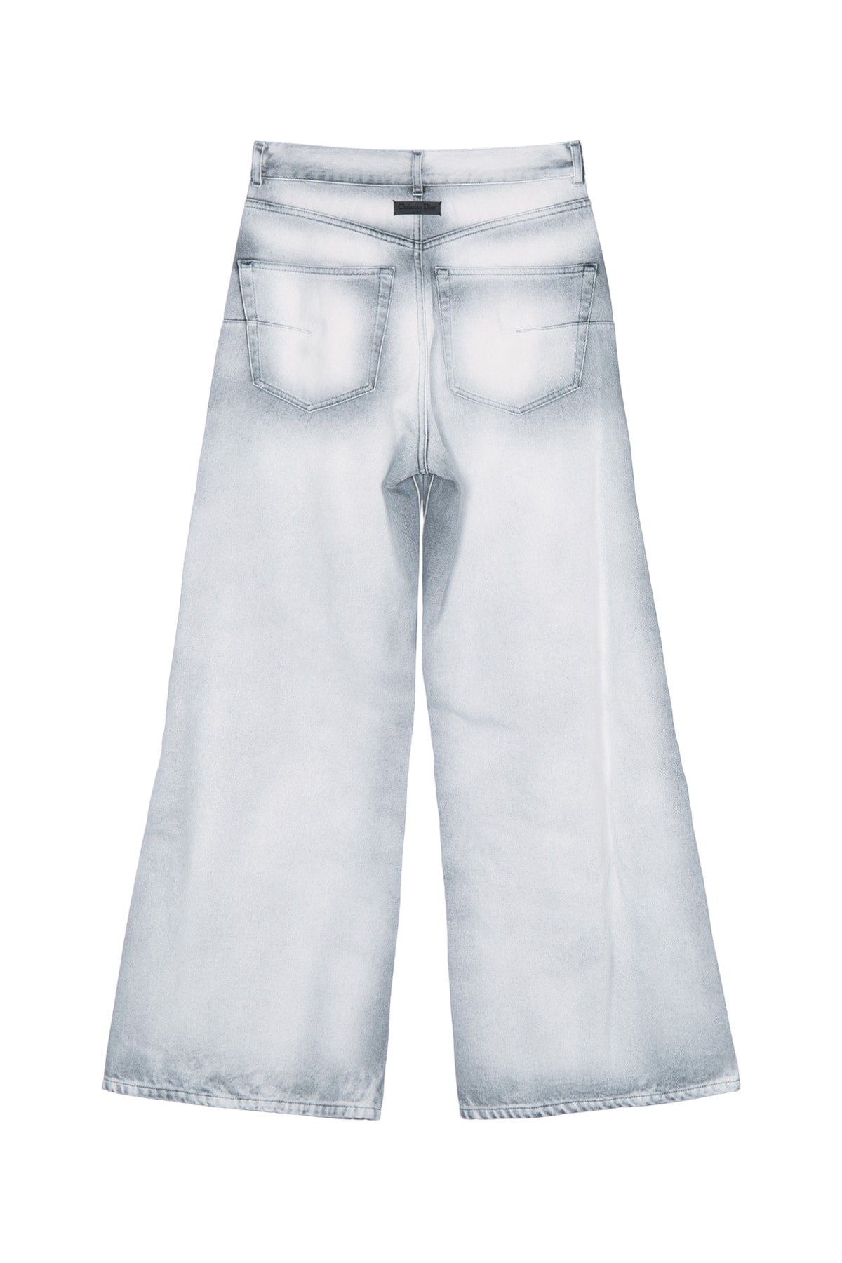 Dior Women's Cotton Denim Trousers in Grey - view 2