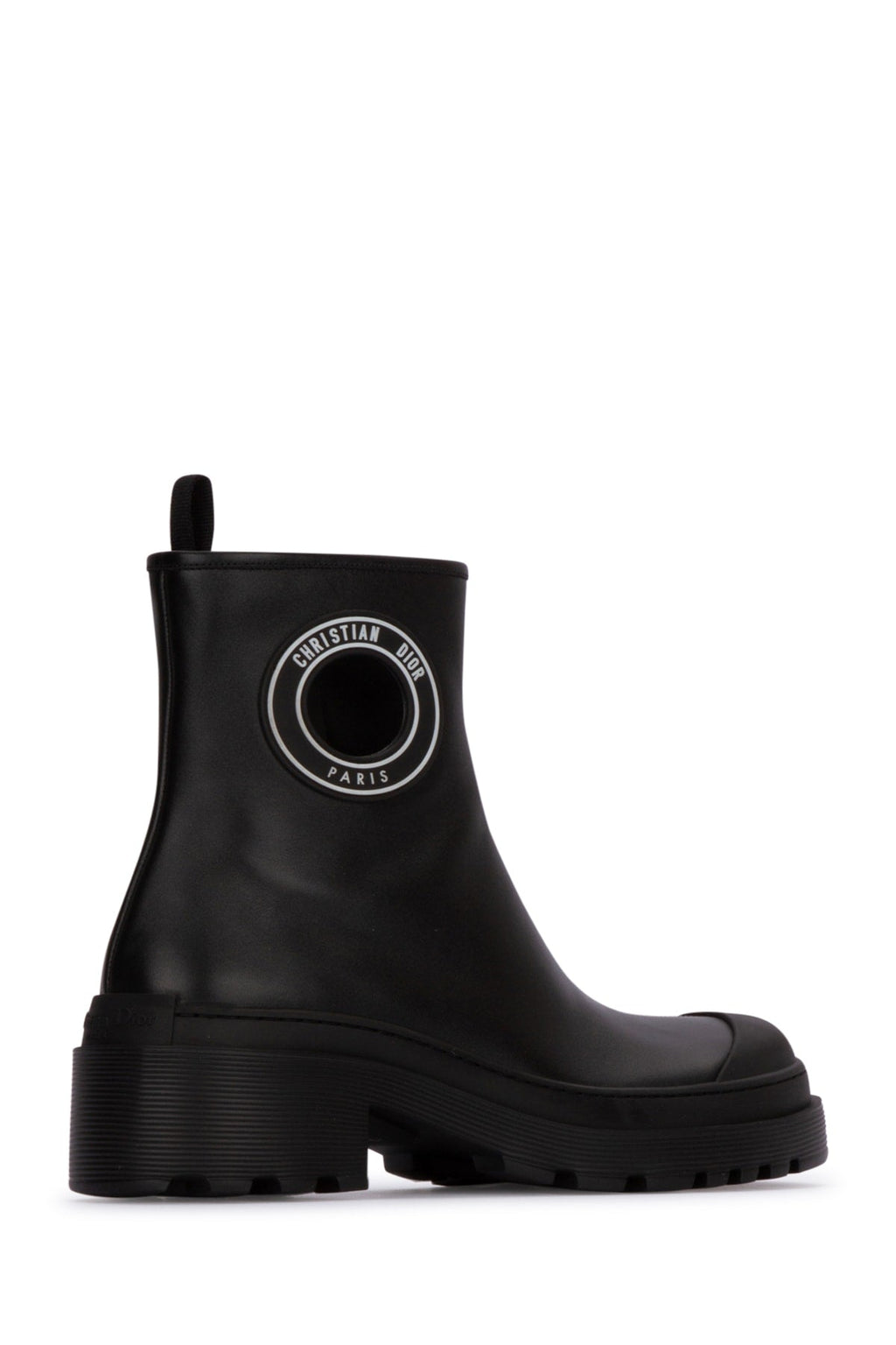 Dior Women's Calfskin Lug Sole Boots in Black - view 3
