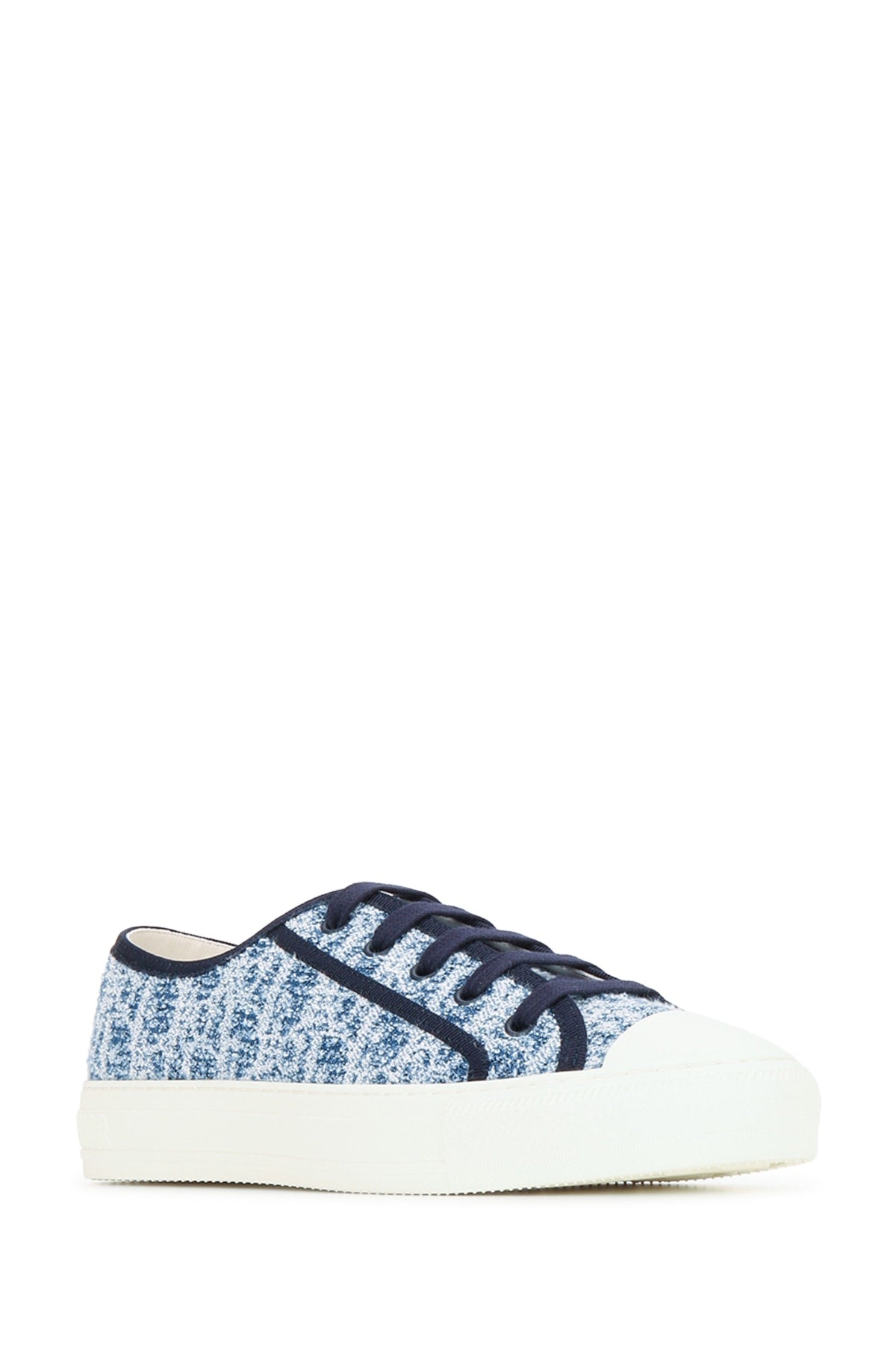 Dior Women's Cotton Denim Sneakers in Light Blue - view 2