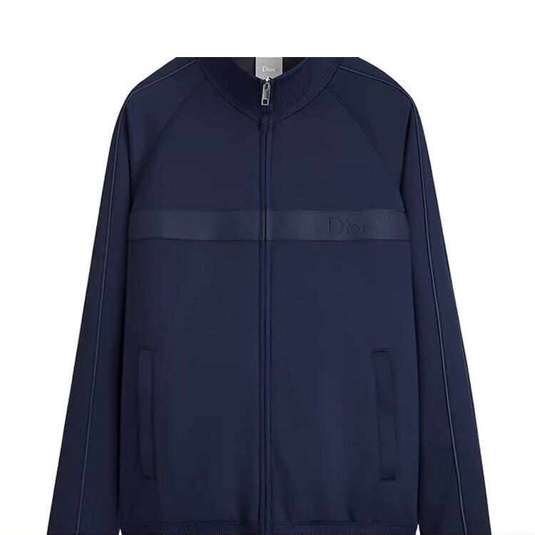Dior Men's Logo Jacket in Blue