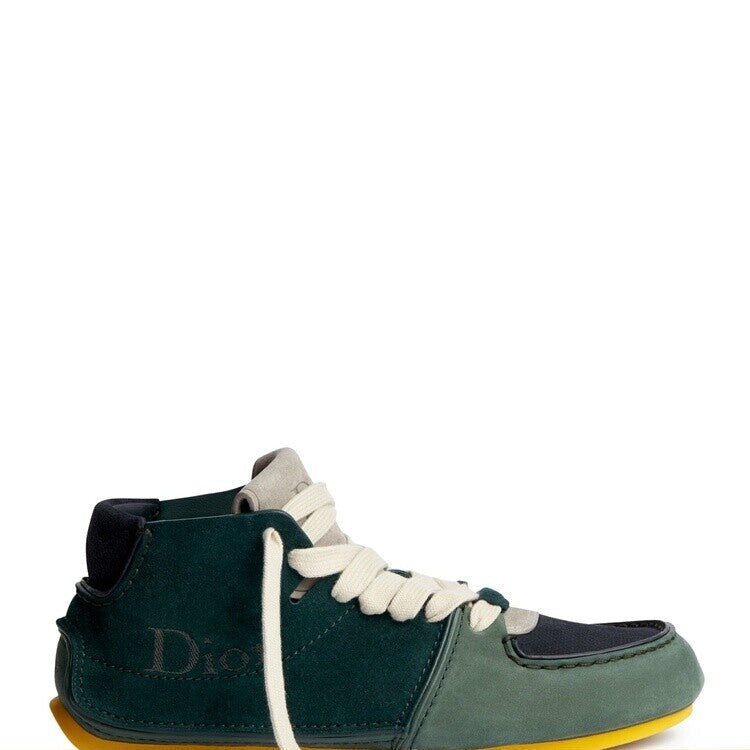 Dior Men's Roadie Ankle Boots in Green
