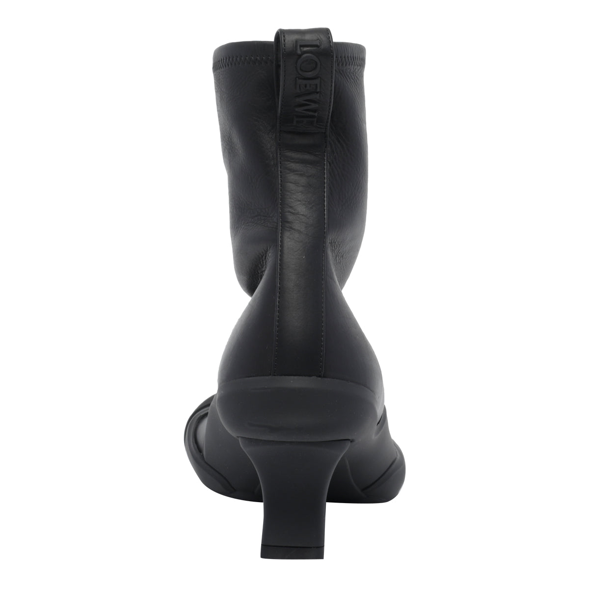 Loewe Women's Dive in Stretch Calfskin Booties in Black - view 4