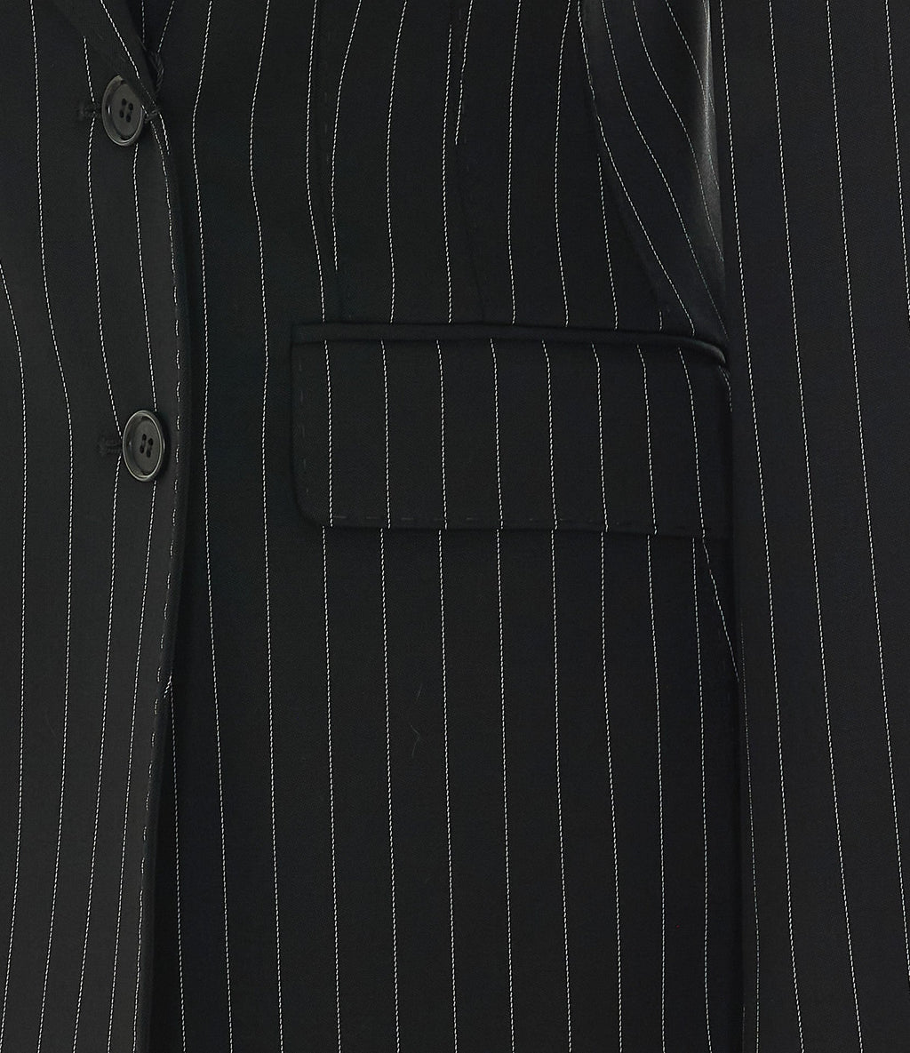 Dolce&Gabbana Women's Double Breasted Striped in Black - view 3