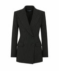 Dolce&Gabbana Women's Double Breasted Striped in Black - view 1