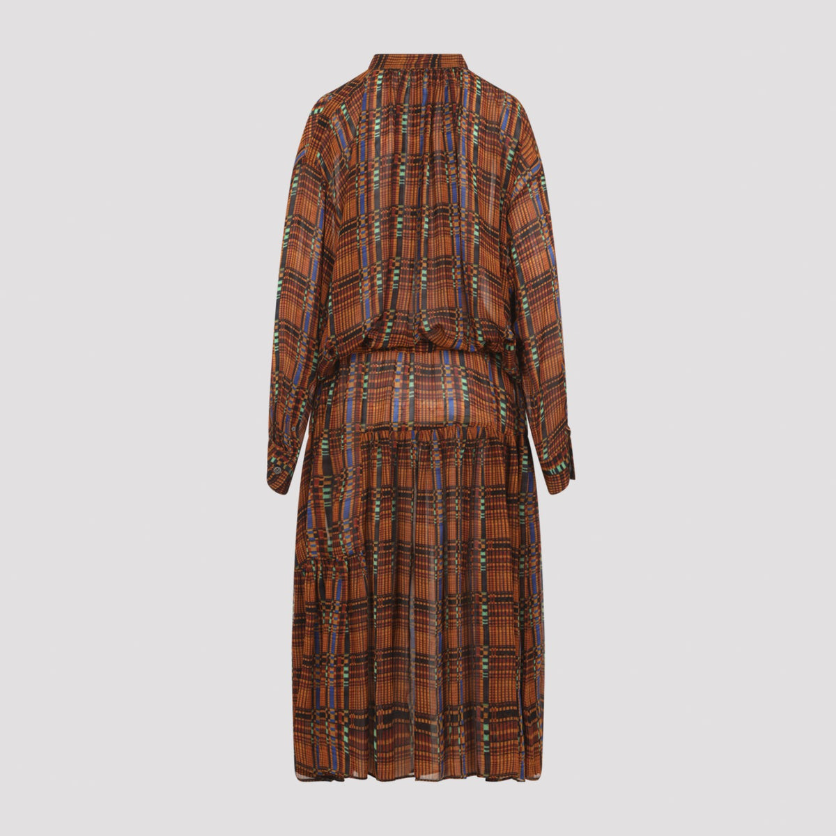 Dries Van Noten Women's Denvo Viscose Dress in Orange