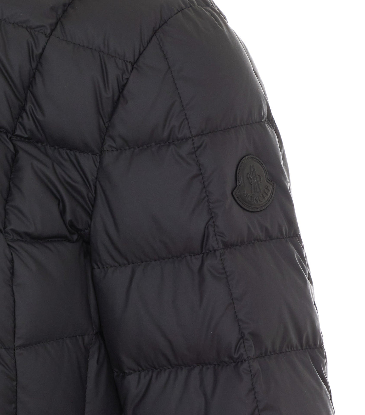 Moncler Women's Engoulevent Down Jacket in Black Polyester - view 2
