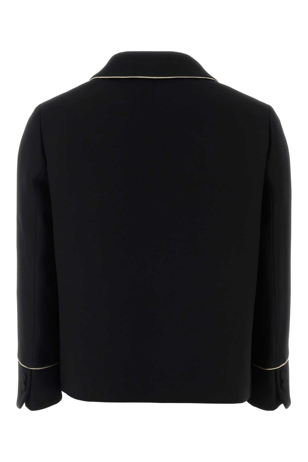 Fendi Women's Wool Silk Blouson in Black - view 2