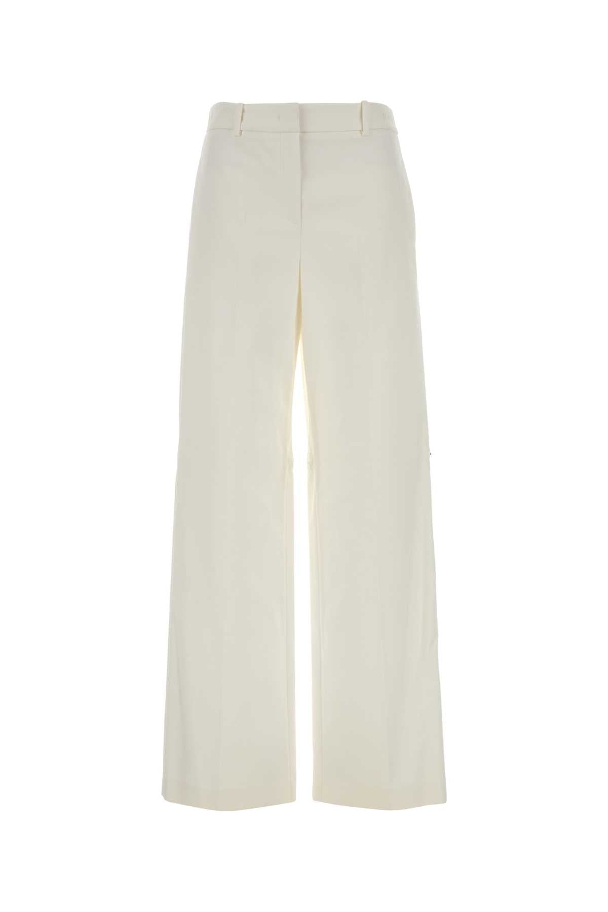 Fendi Women's Cotton Technical Trousers in Cream - view 1