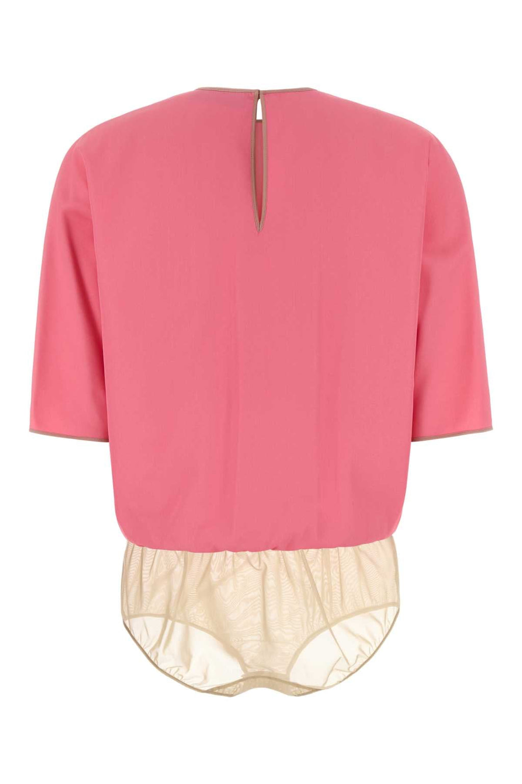 Fendi Women's Silk Top with Knickers in Pink - view 2