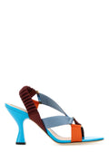Fendi Women's Fabric Double Strap Sandals in Multicolour - view 1