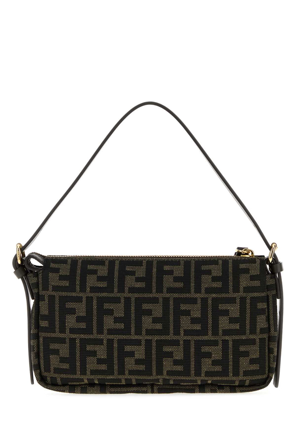Fendi Women's Polyester Zucca Shoulder Bag in Black - view 3