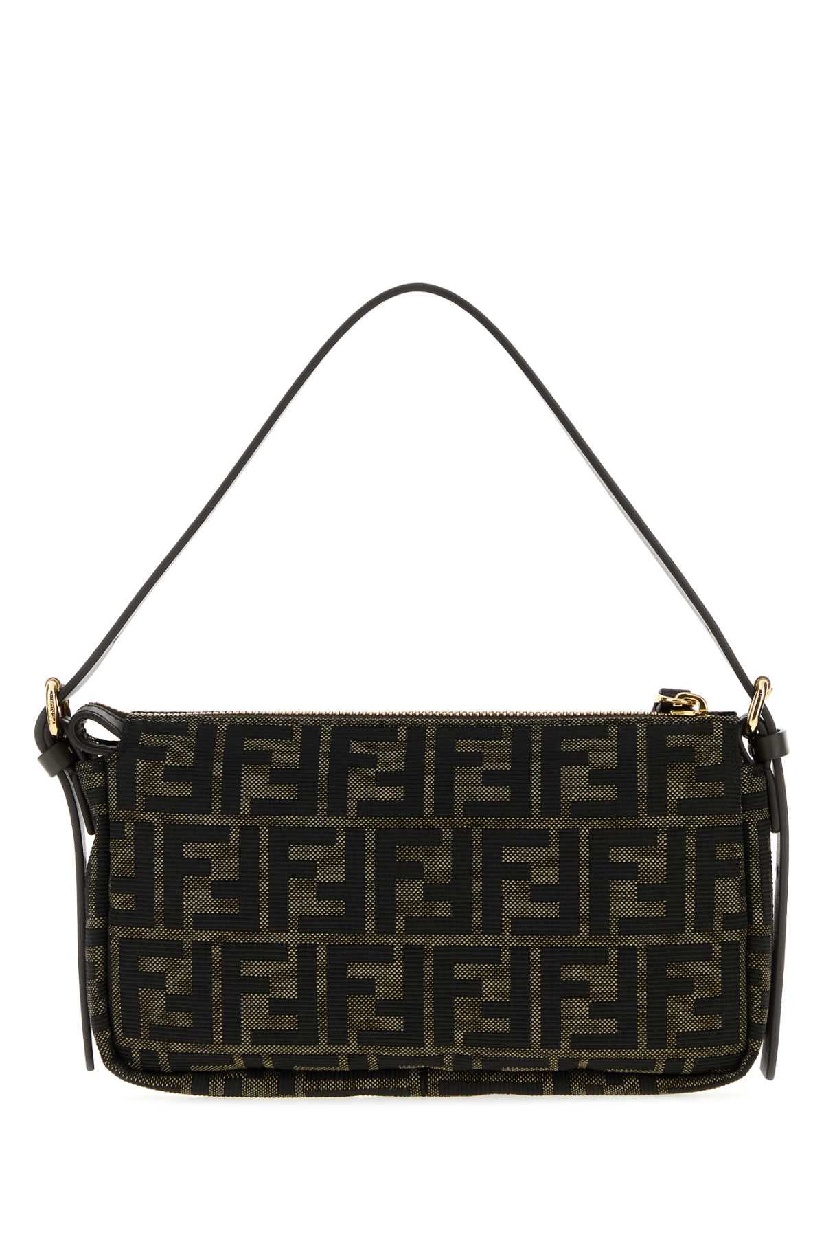 Fendi Women's Polyester Zucca Shoulder Bag in Black - view 3