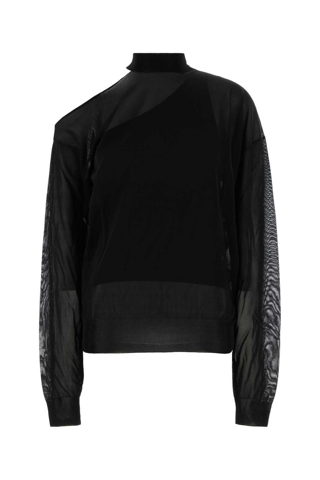 Fendi Women's Viscose Organza Pullover in Black - view 1