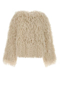 Fendi Women's Knitted Fur Jacket in Cream - view 1