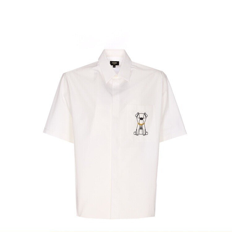 Fendi Men's Ito Shirt in White