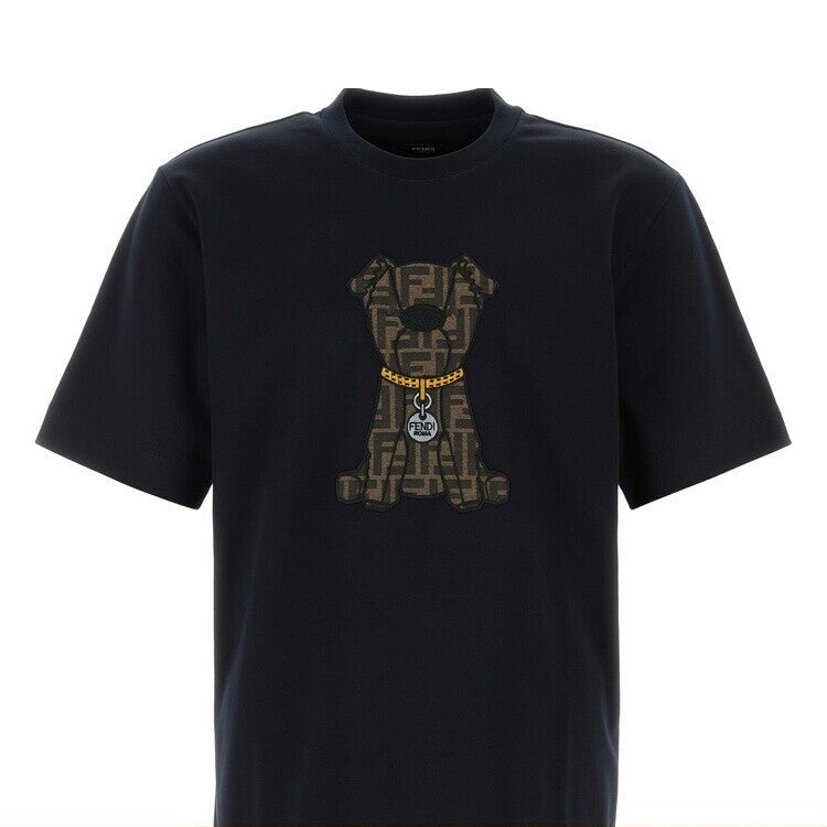 Fendi Men's T-Shirt in Black