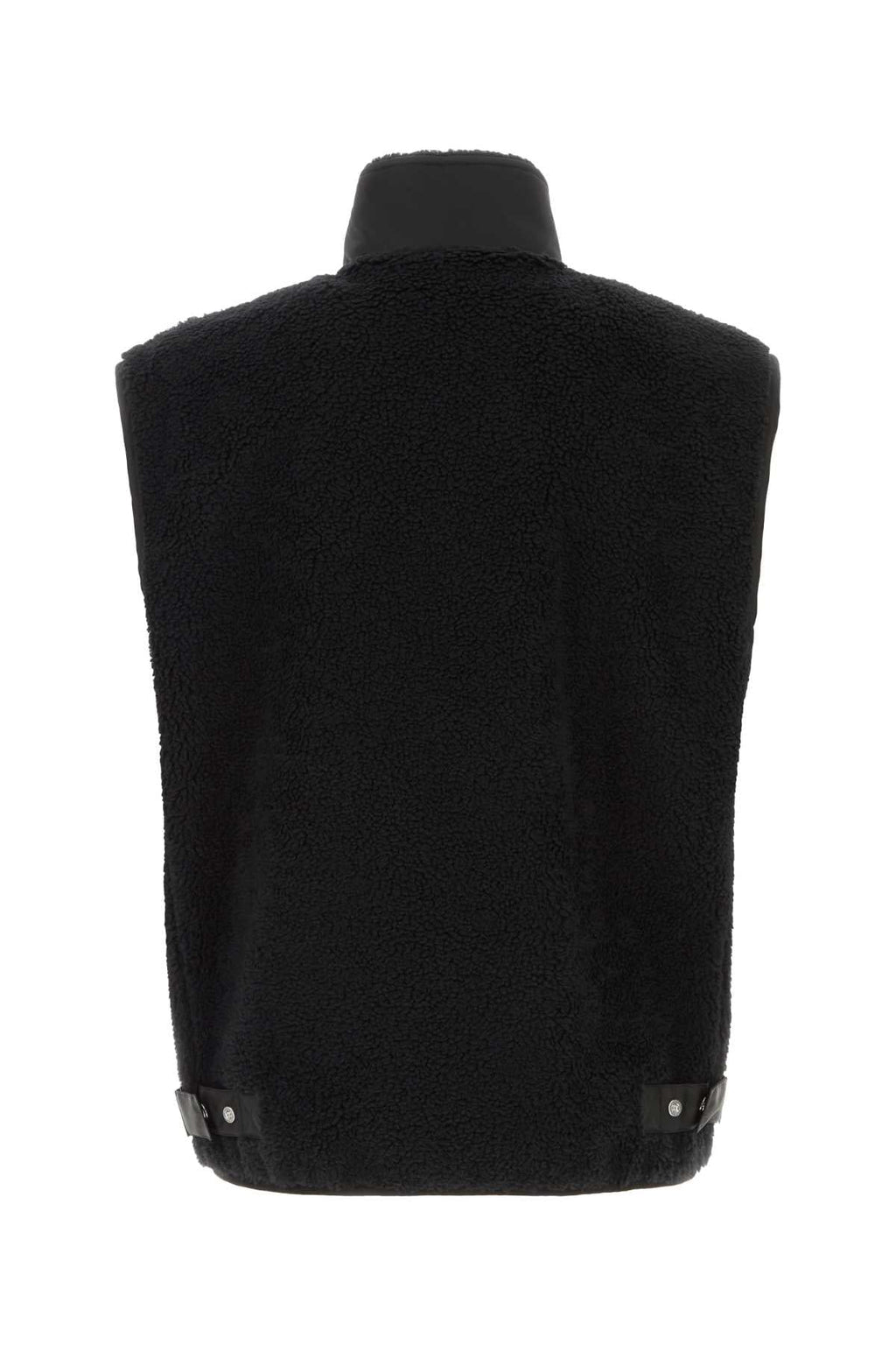 Fendi Men's Teddy Wool Vest in Black - view 2