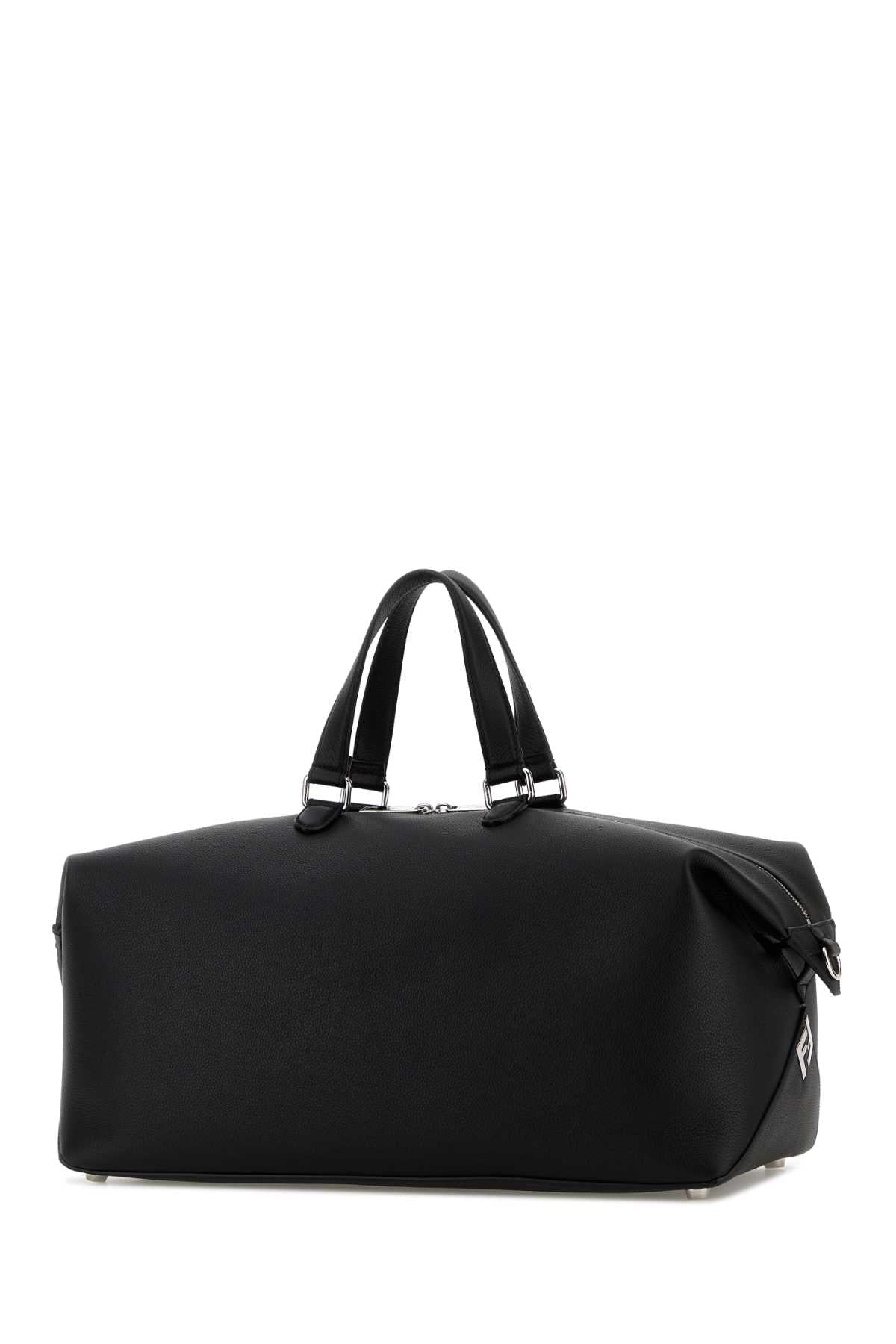 Fendi Men's Leather Lui Duffle Bag in Black - view 2