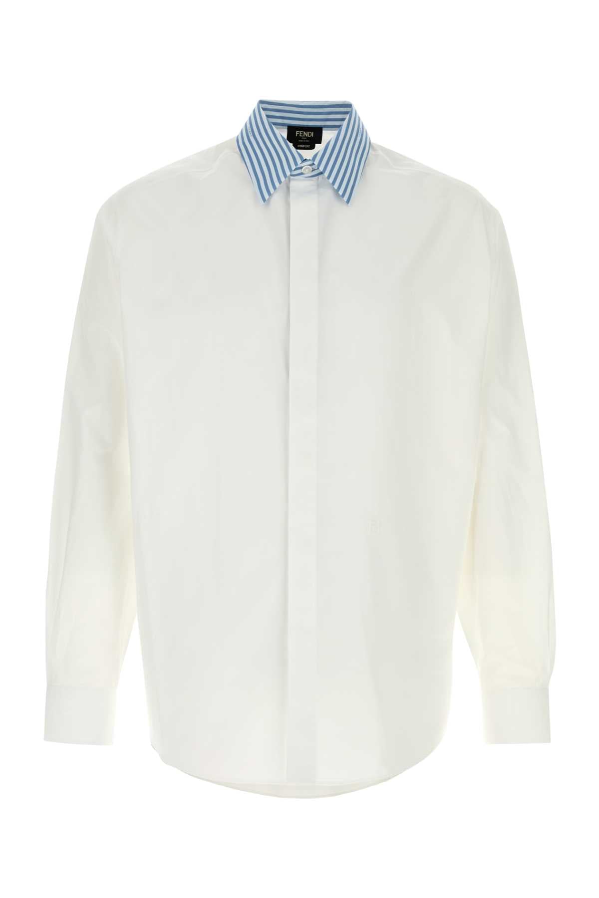 Fendi Men's Cotton Comfort Shirt in White - view 1
