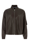 Fendi Men's Leather Blouson in Brown - view 1