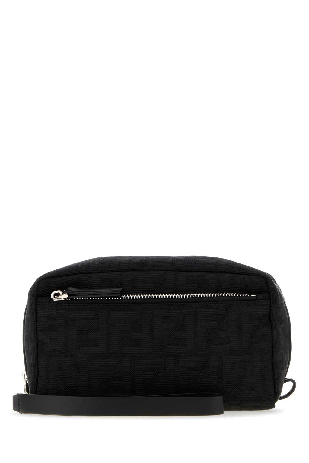 Fendi Men's Nylon Beauty Case with Double Zip in Black - view 1