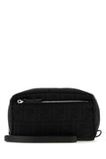 Fendi Men's Nylon Beauty Case with Double Zip in Black - view 1